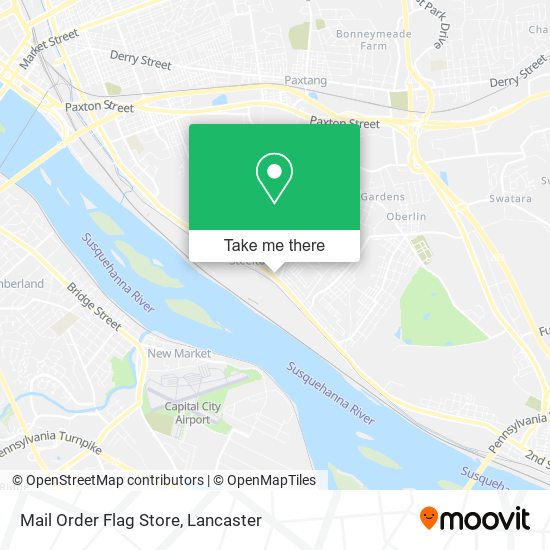 Mail Order Flag Store map