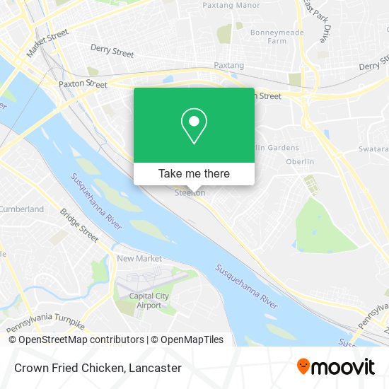 Crown Fried Chicken map
