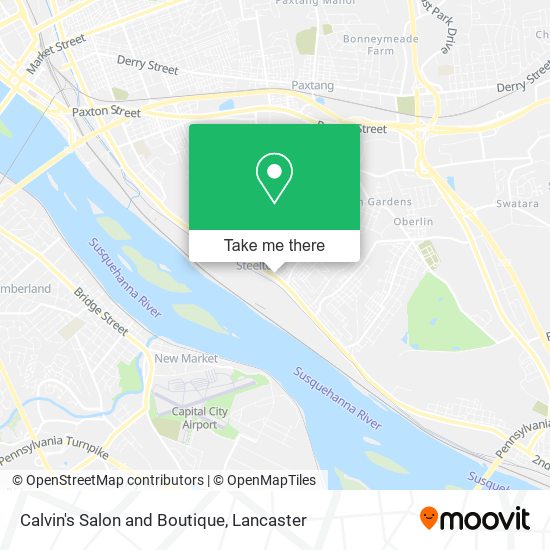 Mapa de Calvin's Salon and Boutique
