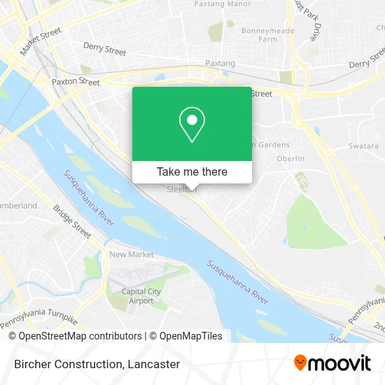 Bircher Construction map