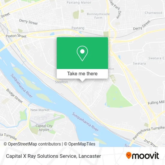 Capital X Ray Solutions Service map