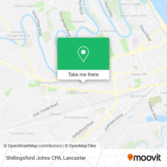 Shillingsford Johns CPA map