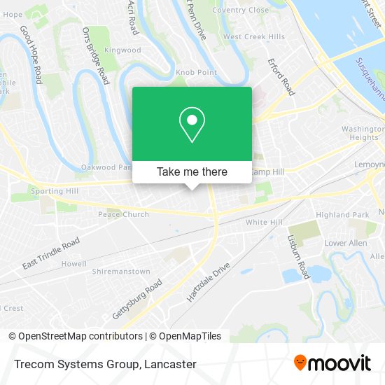 Trecom Systems Group map