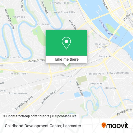 Childhood Development Center map