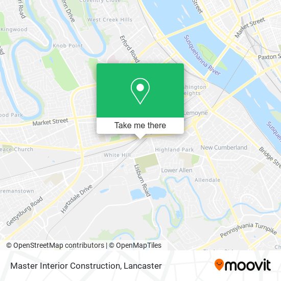 Master Interior Construction map