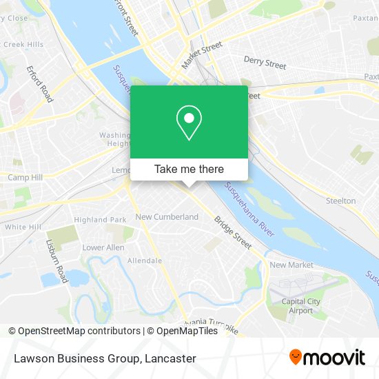 Lawson Business Group map
