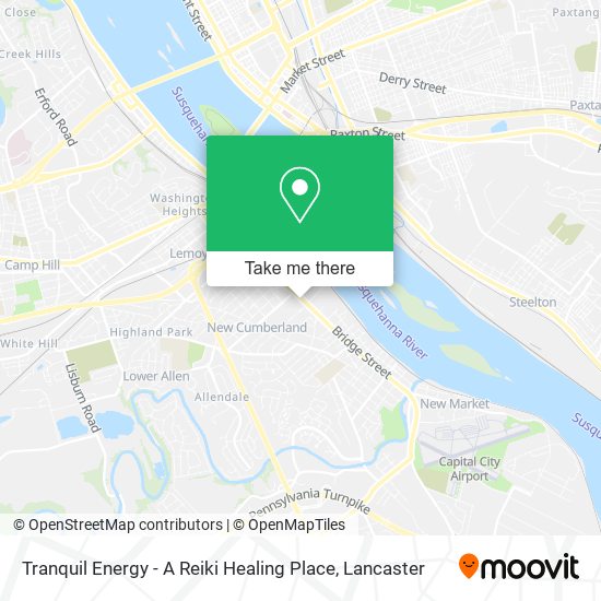Tranquil Energy - A Reiki Healing Place map