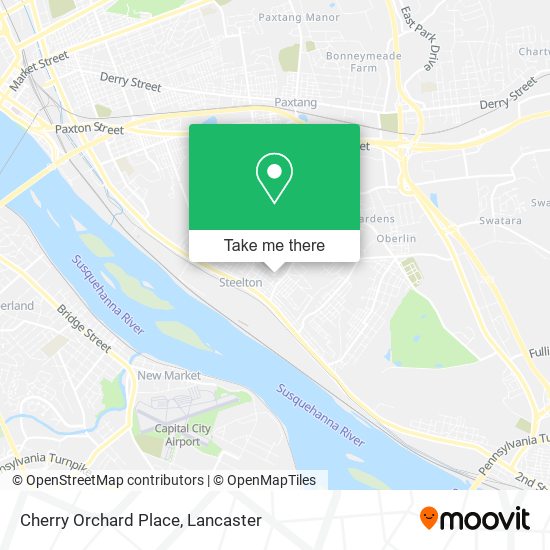 Cherry Orchard Place map