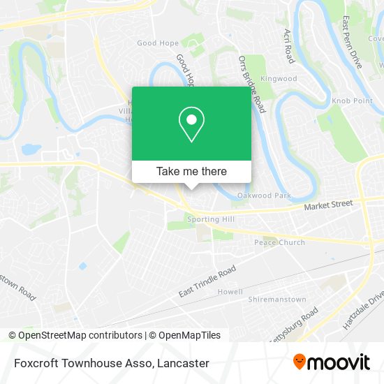 Mapa de Foxcroft Townhouse Asso