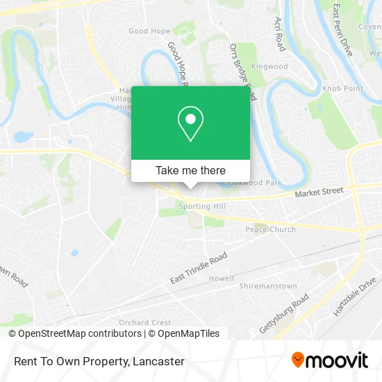 Rent To Own Property map