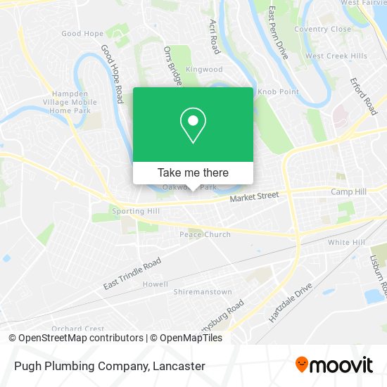 Pugh Plumbing Company map