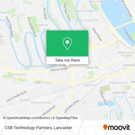 CSB Technology Partners map