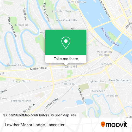 Mapa de Lowther Manor Lodge