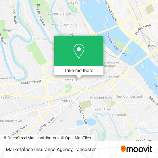 Marketplace Insurance Agency map