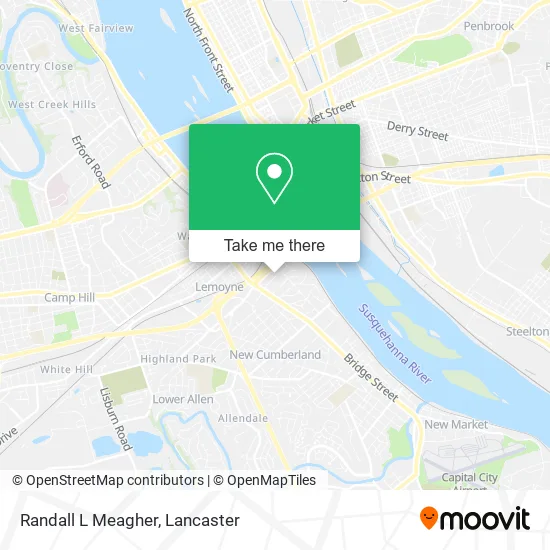 Randall L Meagher map