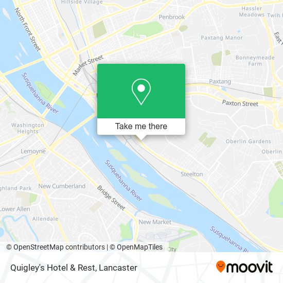 Quigley's Hotel & Rest map