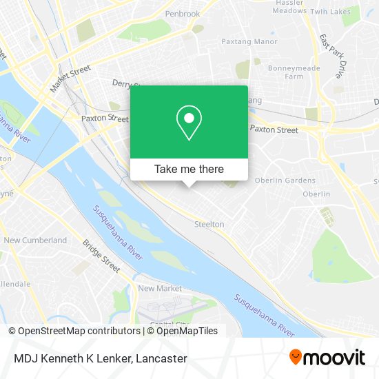 Mapa de MDJ Kenneth K Lenker