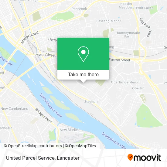 United Parcel Service map