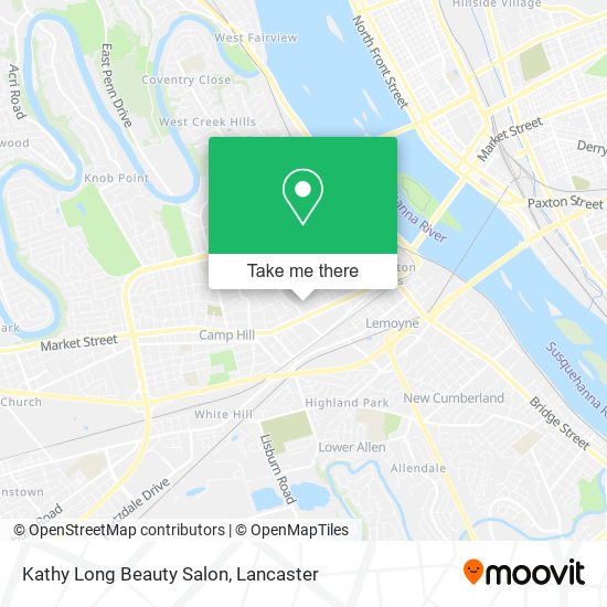 Kathy Long Beauty Salon map