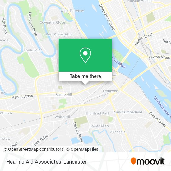 Mapa de Hearing Aid Associates
