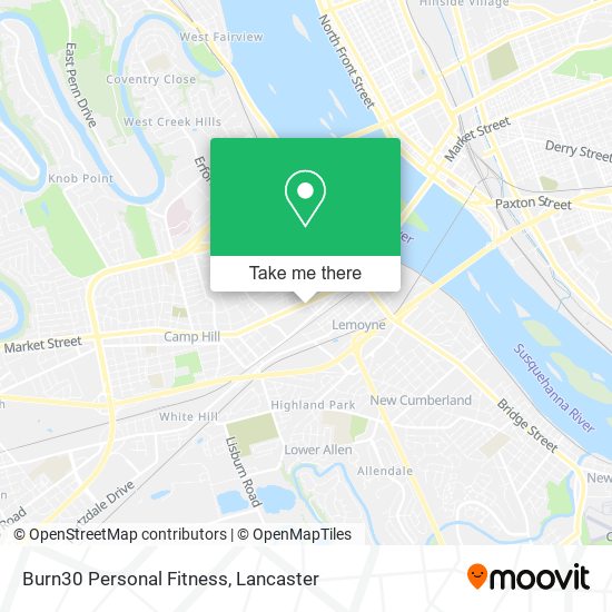 Mapa de Burn30 Personal Fitness