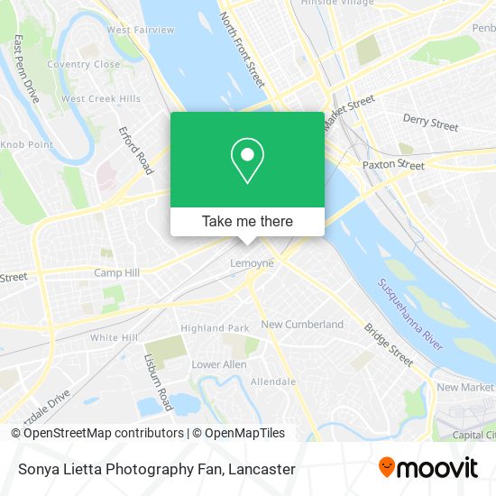 Mapa de Sonya Lietta Photography Fan