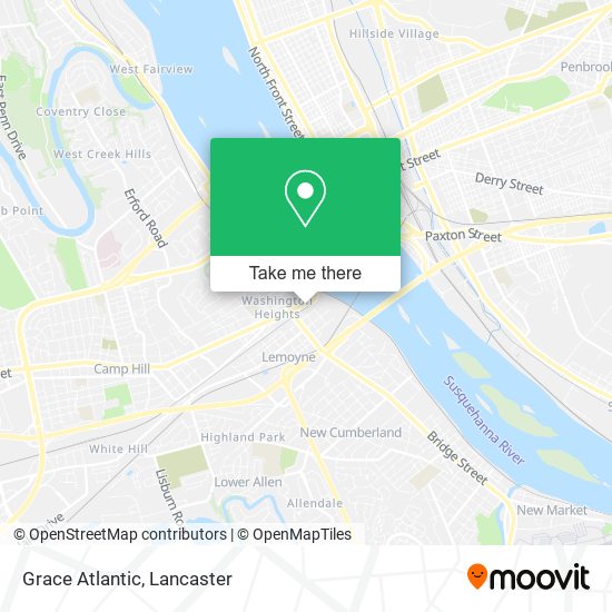 Mapa de Grace Atlantic