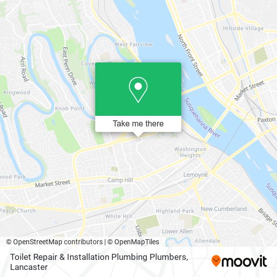 Toilet Repair & Installation Plumbing Plumbers map