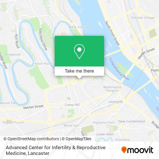 Advanced Center for Infertility & Reproductive Medicine map
