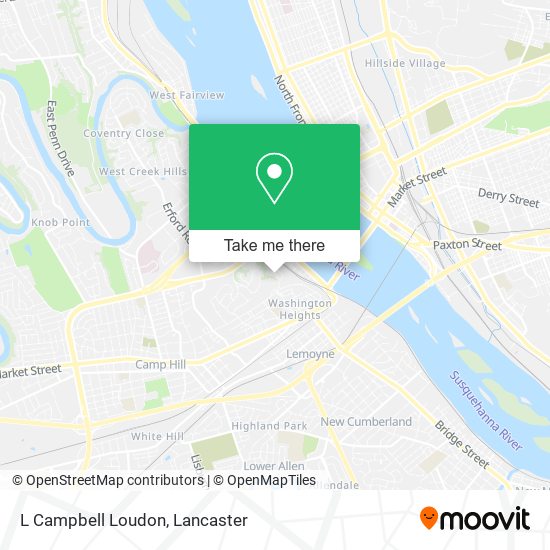 L Campbell Loudon map
