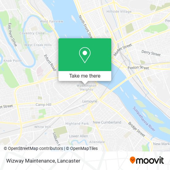 Mapa de Wizway Maintenance