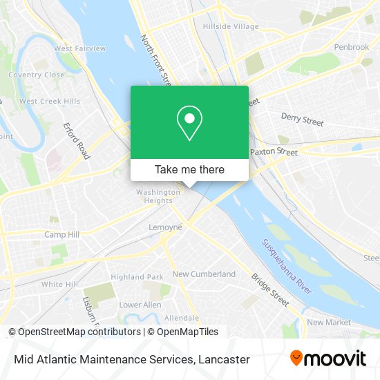 Mapa de Mid Atlantic Maintenance Services