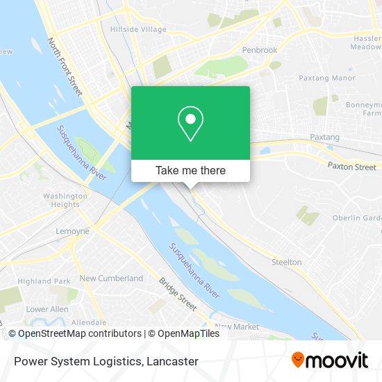 Power System Logistics map