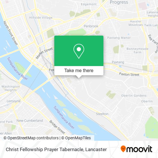Christ Fellowship Prayer Tabernacle map