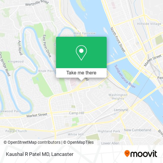 Mapa de Kaushal R Patel MD