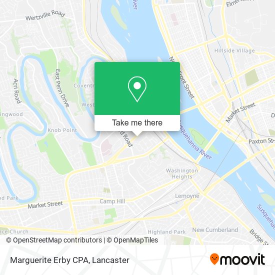 Marguerite Erby CPA map