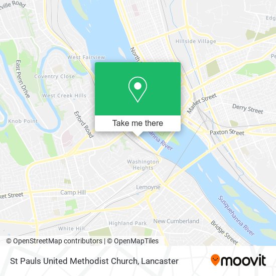 St Pauls United Methodist Church map