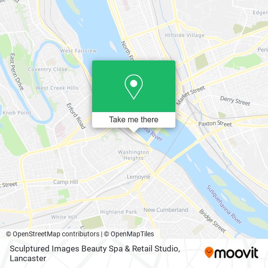 Mapa de Sculptured Images Beauty Spa & Retail Studio