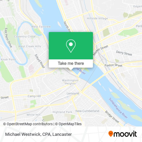 Michael Westwick, CPA map