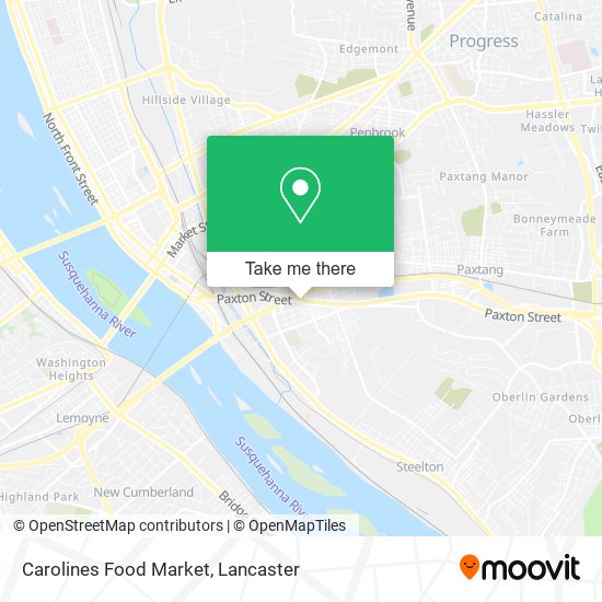Carolines Food Market map