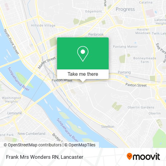 Frank Mrs Wonders RN map