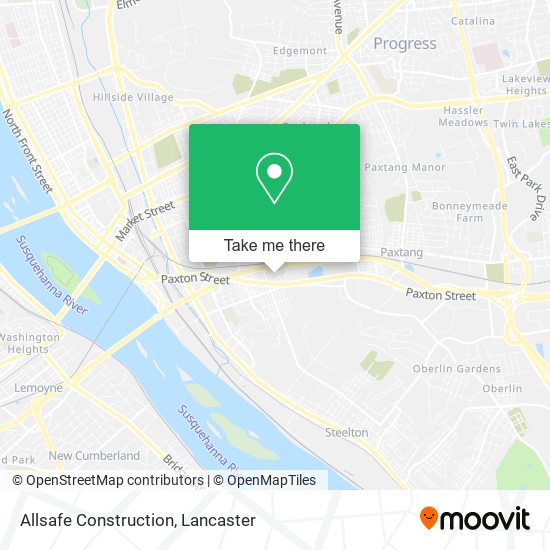 Allsafe Construction map