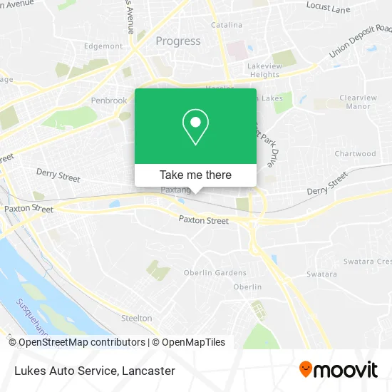 Lukes Auto Service map