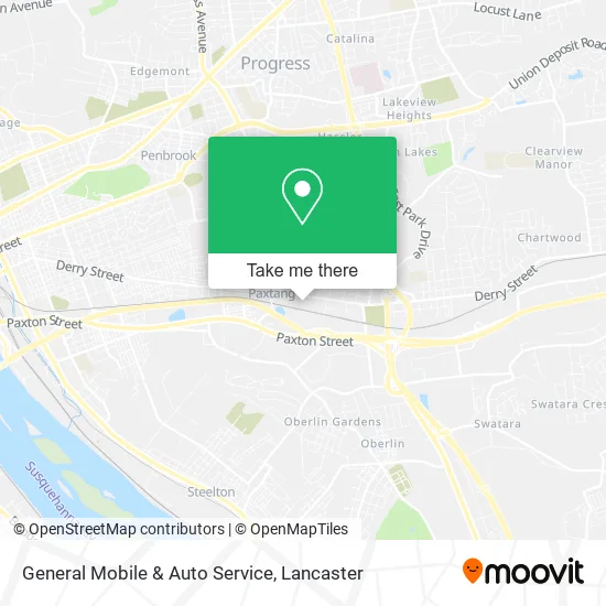General Mobile & Auto Service map