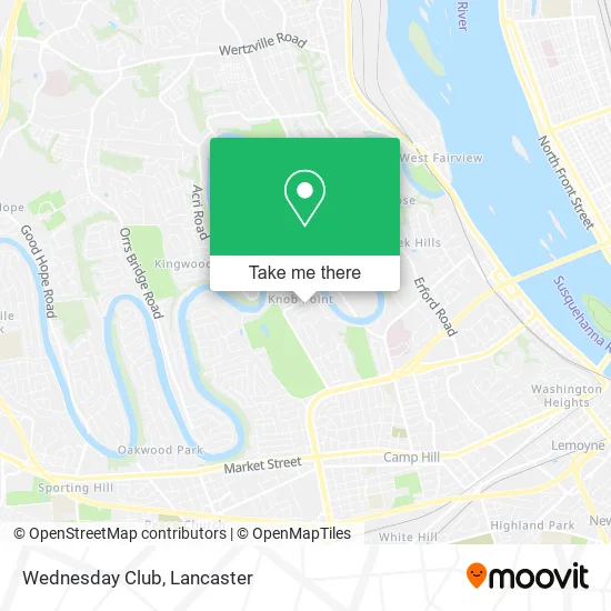 Wednesday Club map