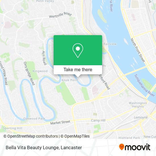 Bella Vita Beauty Lounge map