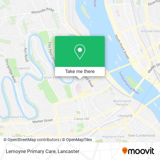 Lemoyne Primary Care map