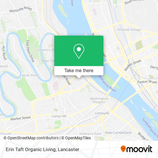 Mapa de Erin Taft Organic Living