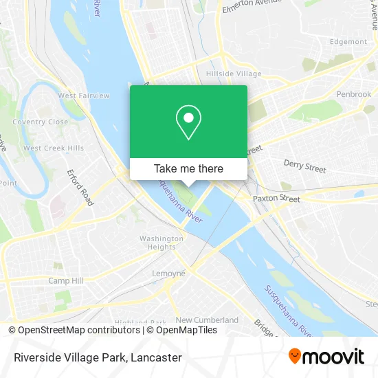 Riverside Village Park map