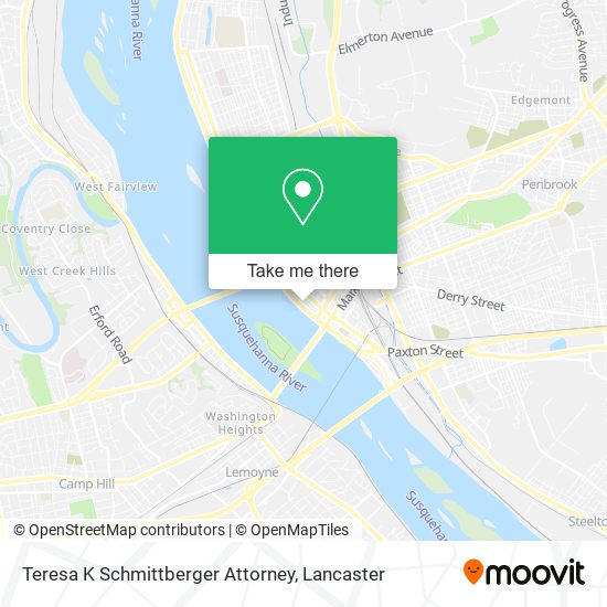 Teresa K Schmittberger Attorney map